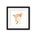 Picture of Deer Face _GroupedProduct_Square_Mini_ _GroupedProduct_Square_Framed_Matted_