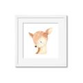 Picture of Deer Face _GroupedProduct_Square_Mini_ _GroupedProduct_Square_Framed_Matted_