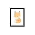 Picture of Woodland animals fox, _GroupedProduct_Rectangle_Portrait_Mini_ _GroupedProduct_Rectangle_Portrait_Framed_Matted_