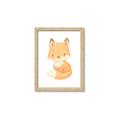 Picture of Woodland animals fox, _GroupedProduct_Rectangle_Portrait_Mini_ _GroupedProduct_Rectangle_Portrait_Framed_Matted_
