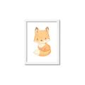 Picture of Woodland animals fox, _GroupedProduct_Rectangle_Portrait_Mini_ _GroupedProduct_Rectangle_Portrait_Framed_Matted_