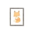Picture of Woodland animals fox, _GroupedProduct_Rectangle_Portrait_Mini_ _GroupedProduct_Rectangle_Portrait_Framed_Matted_