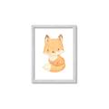 Picture of Woodland animals fox, _GroupedProduct_Rectangle_Portrait_Mini_ _GroupedProduct_Rectangle_Portrait_Framed_Matted_