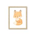 Picture of Woodland animals fox, _GroupedProduct_Rectangle_Portrait_Mini_ _GroupedProduct_Rectangle_Portrait_Framed_Matted_