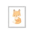 Picture of Woodland animals fox, _GroupedProduct_Rectangle_Portrait_Mini_ _GroupedProduct_Rectangle_Portrait_Framed_Matted_