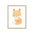 Picture of Woodland animals fox, _GroupedProduct_Rectangle_Portrait_Mini_ _GroupedProduct_Rectangle_Portrait_Framed_Matted_