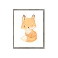 Picture of Woodland animals fox, _GroupedProduct_Rectangle_Portrait_Mini_ _GroupedProduct_Rectangle_Portrait_Framed_Matted_
