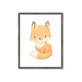 Picture of Woodland animals fox, _GroupedProduct_Rectangle_Portrait_Mini_ _GroupedProduct_Rectangle_Portrait_Framed_Matted_