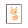 Picture of Woodland animals fox, _GroupedProduct_Rectangle_Portrait_Mini_ _GroupedProduct_Rectangle_Portrait_Framed_Matted_