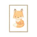 Picture of Woodland animals fox, _GroupedProduct_Rectangle_Portrait_Mini_ _GroupedProduct_Rectangle_Portrait_Framed_Matted_