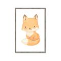Picture of Woodland animals fox, _GroupedProduct_Rectangle_Portrait_Mini_ _GroupedProduct_Rectangle_Portrait_Framed_Matted_