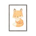 Picture of Woodland animals fox, _GroupedProduct_Rectangle_Portrait_Mini_ _GroupedProduct_Rectangle_Portrait_Framed_Matted_