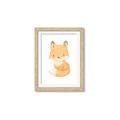 Picture of Woodland animals fox, _GroupedProduct_Rectangle_Portrait_Mini_ _GroupedProduct_Rectangle_Portrait_Framed_Matted_