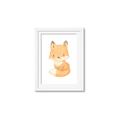 Picture of Woodland animals fox, _GroupedProduct_Rectangle_Portrait_Mini_ _GroupedProduct_Rectangle_Portrait_Framed_Matted_