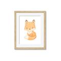 Picture of Woodland animals fox, _GroupedProduct_Rectangle_Portrait_Mini_ _GroupedProduct_Rectangle_Portrait_Framed_Matted_