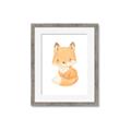 Picture of Woodland animals fox, _GroupedProduct_Rectangle_Portrait_Mini_ _GroupedProduct_Rectangle_Portrait_Framed_Matted_