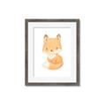 Picture of Woodland animals fox, _GroupedProduct_Rectangle_Portrait_Mini_ _GroupedProduct_Rectangle_Portrait_Framed_Matted_