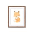 Picture of Woodland animals fox, _GroupedProduct_Rectangle_Portrait_Mini_ _GroupedProduct_Rectangle_Portrait_Framed_Matted_