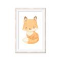 Picture of Woodland animals fox, _GroupedProduct_Rectangle_Portrait_Mini_ _GroupedProduct_Rectangle_Portrait_Framed_Matted_