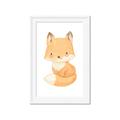 Picture of Woodland animals fox, _GroupedProduct_Rectangle_Portrait_Mini_ _GroupedProduct_Rectangle_Portrait_Framed_Matted_