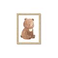 Picture of Woodland animals Bear _GroupedProduct_Rectangle_Portrait_Mini_ _GroupedProduct_Rectangle_Portrait_Framed_Matted_