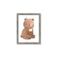 Picture of Woodland animals Bear _GroupedProduct_Rectangle_Portrait_Mini_ _GroupedProduct_Rectangle_Portrait_Framed_Matted_