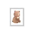 Picture of Woodland animals Bear _GroupedProduct_Rectangle_Portrait_Mini_ _GroupedProduct_Rectangle_Portrait_Framed_Matted_