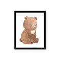 Picture of Woodland animals Bear _GroupedProduct_Rectangle_Portrait_Mini_ _GroupedProduct_Rectangle_Portrait_Framed_Matted_