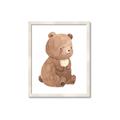 Picture of Woodland animals Bear _GroupedProduct_Rectangle_Portrait_Mini_ _GroupedProduct_Rectangle_Portrait_Framed_Matted_