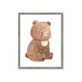 Picture of Woodland animals Bear _GroupedProduct_Rectangle_Portrait_Mini_ _GroupedProduct_Rectangle_Portrait_Framed_Matted_