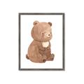 Picture of Woodland animals Bear _GroupedProduct_Rectangle_Portrait_Mini_ _GroupedProduct_Rectangle_Portrait_Framed_Matted_