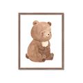Picture of Woodland animals Bear _GroupedProduct_Rectangle_Portrait_Mini_ _GroupedProduct_Rectangle_Portrait_Framed_Matted_