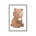 Picture of Woodland animals Bear _GroupedProduct_Rectangle_Portrait_Mini_ _GroupedProduct_Rectangle_Portrait_Framed_Matted_