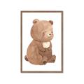 Picture of Woodland animals Bear _GroupedProduct_Rectangle_Portrait_Mini_ _GroupedProduct_Rectangle_Portrait_Framed_Matted_
