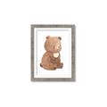 Picture of Woodland animals Bear _GroupedProduct_Rectangle_Portrait_Mini_ _GroupedProduct_Rectangle_Portrait_Framed_Matted_