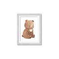 Picture of Woodland animals Bear _GroupedProduct_Rectangle_Portrait_Mini_ _GroupedProduct_Rectangle_Portrait_Framed_Matted_
