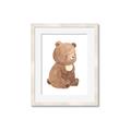 Picture of Woodland animals Bear _GroupedProduct_Rectangle_Portrait_Mini_ _GroupedProduct_Rectangle_Portrait_Framed_Matted_