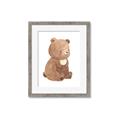 Picture of Woodland animals Bear _GroupedProduct_Rectangle_Portrait_Mini_ _GroupedProduct_Rectangle_Portrait_Framed_Matted_