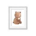 Picture of Woodland animals Bear _GroupedProduct_Rectangle_Portrait_Mini_ _GroupedProduct_Rectangle_Portrait_Framed_Matted_