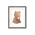Picture of Woodland animals Bear _GroupedProduct_Rectangle_Portrait_Mini_ _GroupedProduct_Rectangle_Portrait_Framed_Matted_