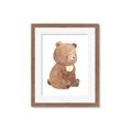 Picture of Woodland animals Bear _GroupedProduct_Rectangle_Portrait_Mini_ _GroupedProduct_Rectangle_Portrait_Framed_Matted_