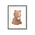 Picture of Woodland animals Bear _GroupedProduct_Rectangle_Portrait_Mini_ _GroupedProduct_Rectangle_Portrait_Framed_Matted_