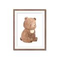 Picture of Woodland animals Bear _GroupedProduct_Rectangle_Portrait_Mini_ _GroupedProduct_Rectangle_Portrait_Framed_Matted_