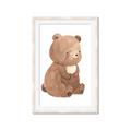 Picture of Woodland animals Bear _GroupedProduct_Rectangle_Portrait_Mini_ _GroupedProduct_Rectangle_Portrait_Framed_Matted_