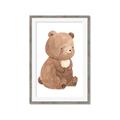 Picture of Woodland animals Bear _GroupedProduct_Rectangle_Portrait_Mini_ _GroupedProduct_Rectangle_Portrait_Framed_Matted_