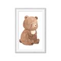 Picture of Woodland animals Bear _GroupedProduct_Rectangle_Portrait_Mini_ _GroupedProduct_Rectangle_Portrait_Framed_Matted_