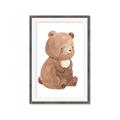 Picture of Woodland animals Bear _GroupedProduct_Rectangle_Portrait_Mini_ _GroupedProduct_Rectangle_Portrait_Framed_Matted_