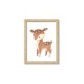 Picture of Woodland animals Deer _GroupedProduct_Rectangle_Portrait_Mini_ _GroupedProduct_Rectangle_Portrait_Framed_Matted_
