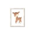 Picture of Woodland animals Deer _GroupedProduct_Rectangle_Portrait_Mini_ _GroupedProduct_Rectangle_Portrait_Framed_Matted_