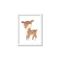 Picture of Woodland animals Deer _GroupedProduct_Rectangle_Portrait_Mini_ _GroupedProduct_Rectangle_Portrait_Framed_Matted_